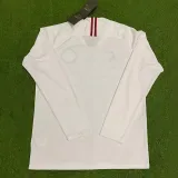 2018-2019 PSG Paris Jordan White Long Sleeve Retro Soccer Jersey