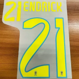 2024 Brazil Away Player Version Soccer Jersey