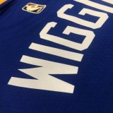 WARRIORS WIGGINS #22 Blue 75th Anniversary Retro NBA Jersey