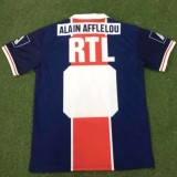 1990-1991 PSG Paris Home Retro Soccer Jersey