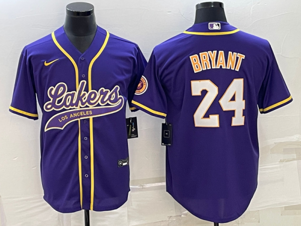 2024 MLB Los Angeles Lakers New Pattern Jersey