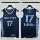 23-24 GRIZZLIES KAWAMURA #17 Dark Blue Top Quality Hot Pressing NBA Jersey