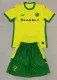 24-25 Norwich City Home Kids Soccer Jersey