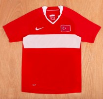 2008 Turkey Home Retro Soccer Jersey