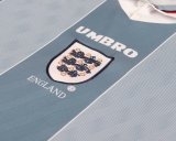1996 England Away Kids Retro Soccer Jersey