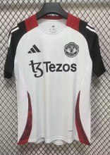 25-26 Man Utd White Special Edition Fans Soccer Jersey
