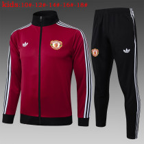 25-26 Man Utd High Quality Kids Jacket Tracksuit 25-26 Man Utd High Quality Kids Jacket Tracksuit
