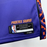 24-25 SUNS BOOKER #1 Purple City Edition Top Quality Hot Pressing NBA Jersey