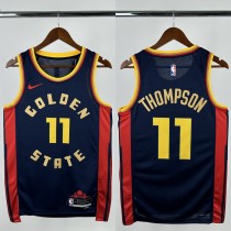 24-25 WARRIORS THOMPSON #11 Royal blue City Edition Top Quality Hot Pressing NBA Jersey