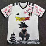 25-26 Japan White Special Edition Fans Soccer Jersey *龙珠黑悟空