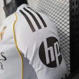 25-26 RMA Home Long Sleeve Player Version Soccer Jersey 长袖