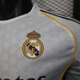 25-26 RMA Home Long Sleeve Player Version Soccer Jersey 长袖