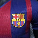25-26 BAR Home Player Version Soccer Jersey