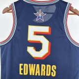 2025 ALL-STAR EDWARDS #5 Top Quality Hot Pressing NBA Jersey