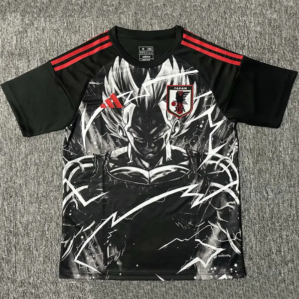 25-26 Japan Black Special Edition Fans Soccer Jersey *赛亚人