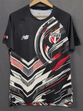 25-26 Sao Paulo Red Black Training shirts *多彩