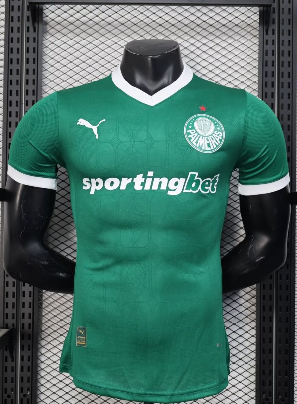 25-26 Palmeiras Home Player Version Soccer Jersey