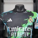 25-26 RMA Black Green Special Edition Player Version Soccer Jersey