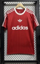2025 AD Casual Red Fans Training shirts *三叶草 2025 AD Casual Red Fans Training shirts *三叶草