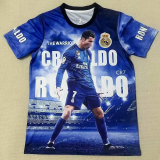 25-26 RMA RONALDO #7 Blue Special Edition Fans Soccer Jersey