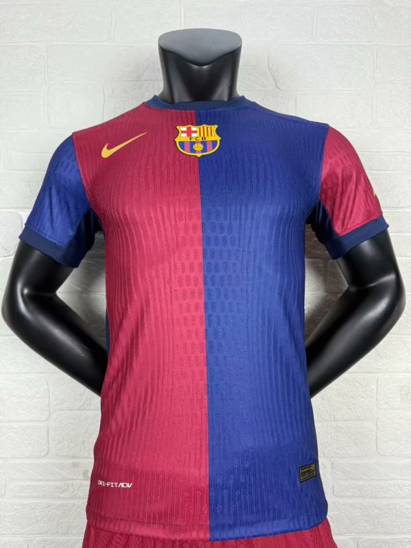 24-25 BAR Home Player Version Soccer Jersey*空白版本