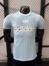 2025 AD Casual Light Blue Player Version Training shirts *三叶草 2025 AD Casual Light Blue Player Version Training shirts *三叶草