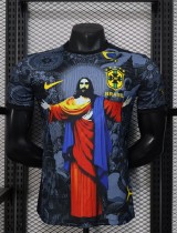 25-26 Brazil Black Red Special Edition Player Version Soccer Jersey