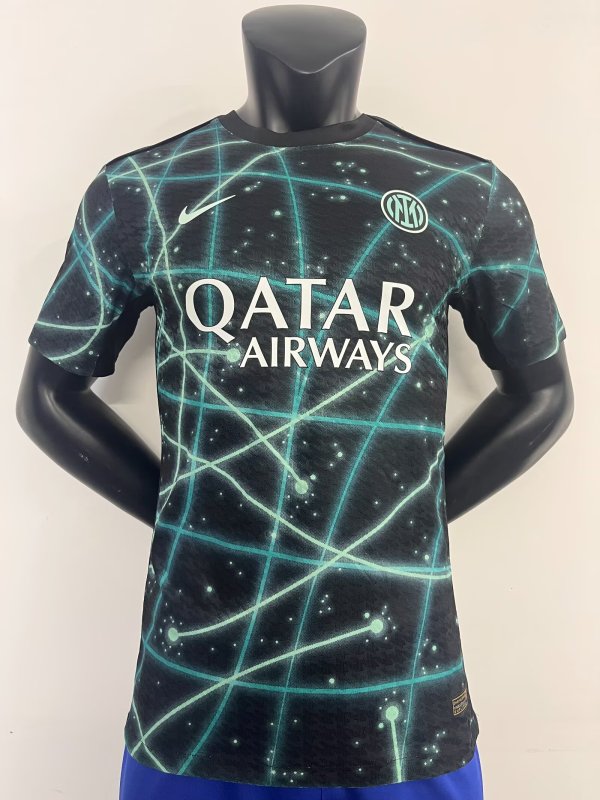 25-26 INT Blue Black Player Version Training shirts