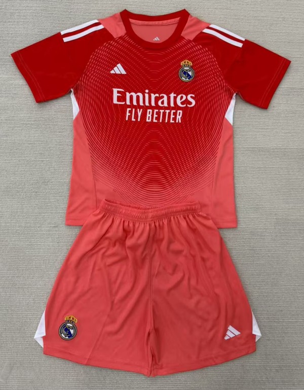25-26 RMA GoalKeeper Kids Soccer Jersey