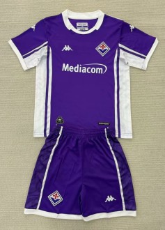 25-26  Fiorentina  Home Kids Soccer Jersey