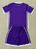 25-26  Fiorentina  Home Kids Soccer Jersey
