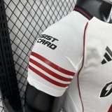 25-26 River Plate Home Player Version Soccer Jersey*带广告