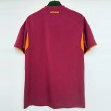 25-26 Roma Home Fans Soccer Jersey
