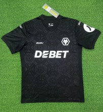 25-26 Wolves Black Goalkeeper Soccer Jersey