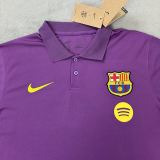 25-26 BAR Purple Polo Short Sleeve 1:1 Thai Quality