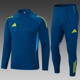 2025 AD Blue Half Pull Tracksuit