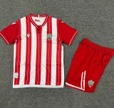 25-26 Almería Home Kids Soccer Jersey 1:1 Thai Quality