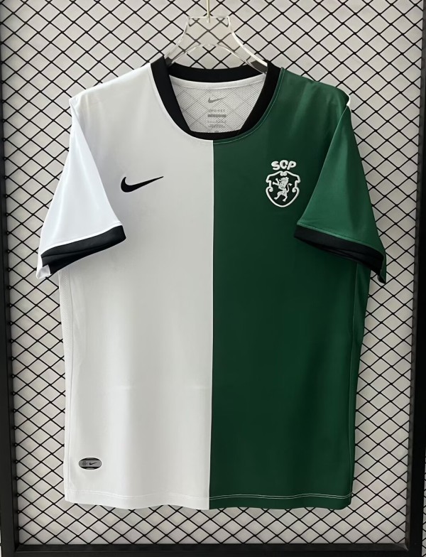 25-26 Sporting Lisbon White Green Fans Soccer Jersey*空白版