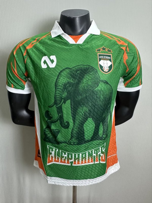 25-26 Cote d'Ivoire Green Special Edition Player Version Soccer Jersey