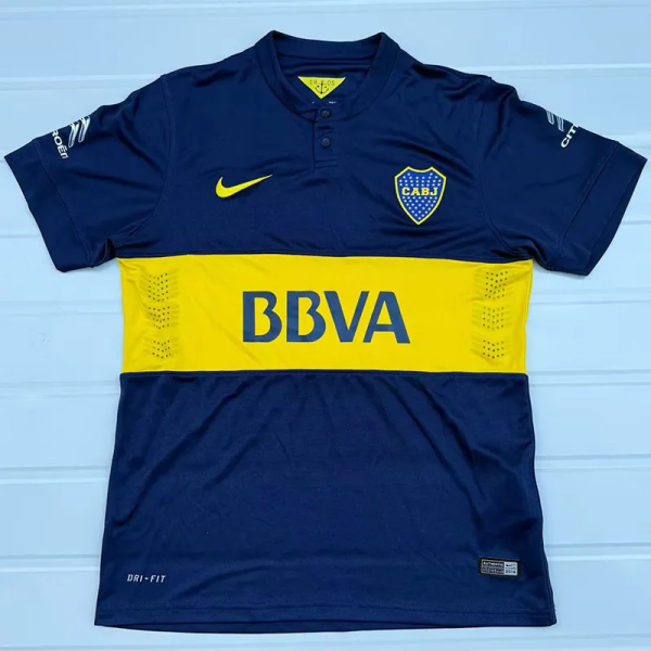 2014-2015 Boca Juniors Home Retro Soccer Jersey