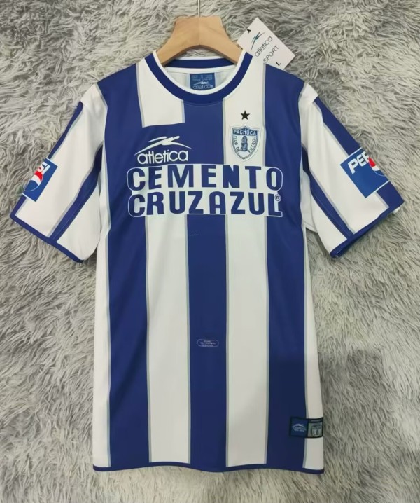 2001-2002 Pachuca Home Retro Soccer Jersey