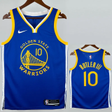 22-23 WARRIORS BUTLERIII #10 Blue Top Quality Hot Pressing NBA Jersey (V领)