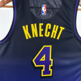 24-25 LAKERS KNECHT #4 Royal blue City Edition Top Quality Hot Pressing NBA Jersey