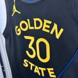 24-25 WARRIORS CURRY #30 Black Top Quality Hot Pressing NBA Jersey (Trapeze Edition) 飞人版