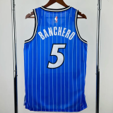 25-26 Magic BANCHERO #5 Blue Top Quality Hot Pressing NBA Jersey(条纹)