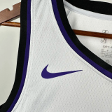 23-24 Kings LAVINE #8 White Top Quality Hot Pressing NBA Jersey