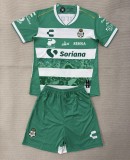 25-26 Santos Laguna Home Kids Soccer Jersey