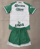 25-26 Santos Laguna Home Kids Soccer Jersey