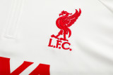 25-26 Liverpool High Quality Kids Half Pull Tracksuit