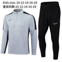 2025 NK Grey Kids Half Pull Tracksuit 2025 NK Grey Kids Half Pull Tracksuit